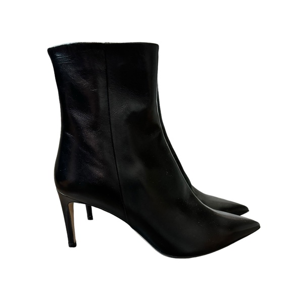 THEORY***Black Leather Booties***EU 41 US 11***$675 - Picture 9 of 12